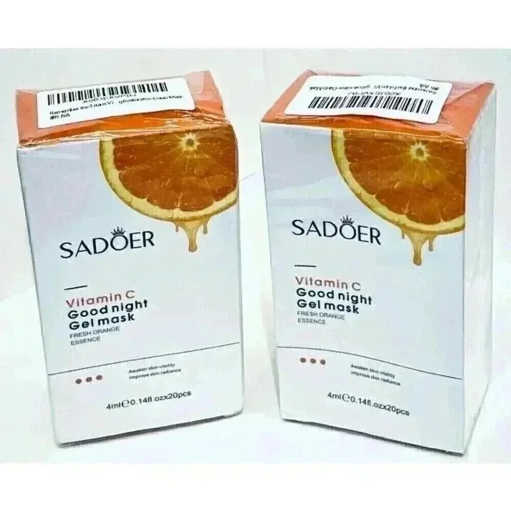 2 x SADOER Deep Cleansing Mask Moisturizing Restorative Daub-Vitamin C-20pcs